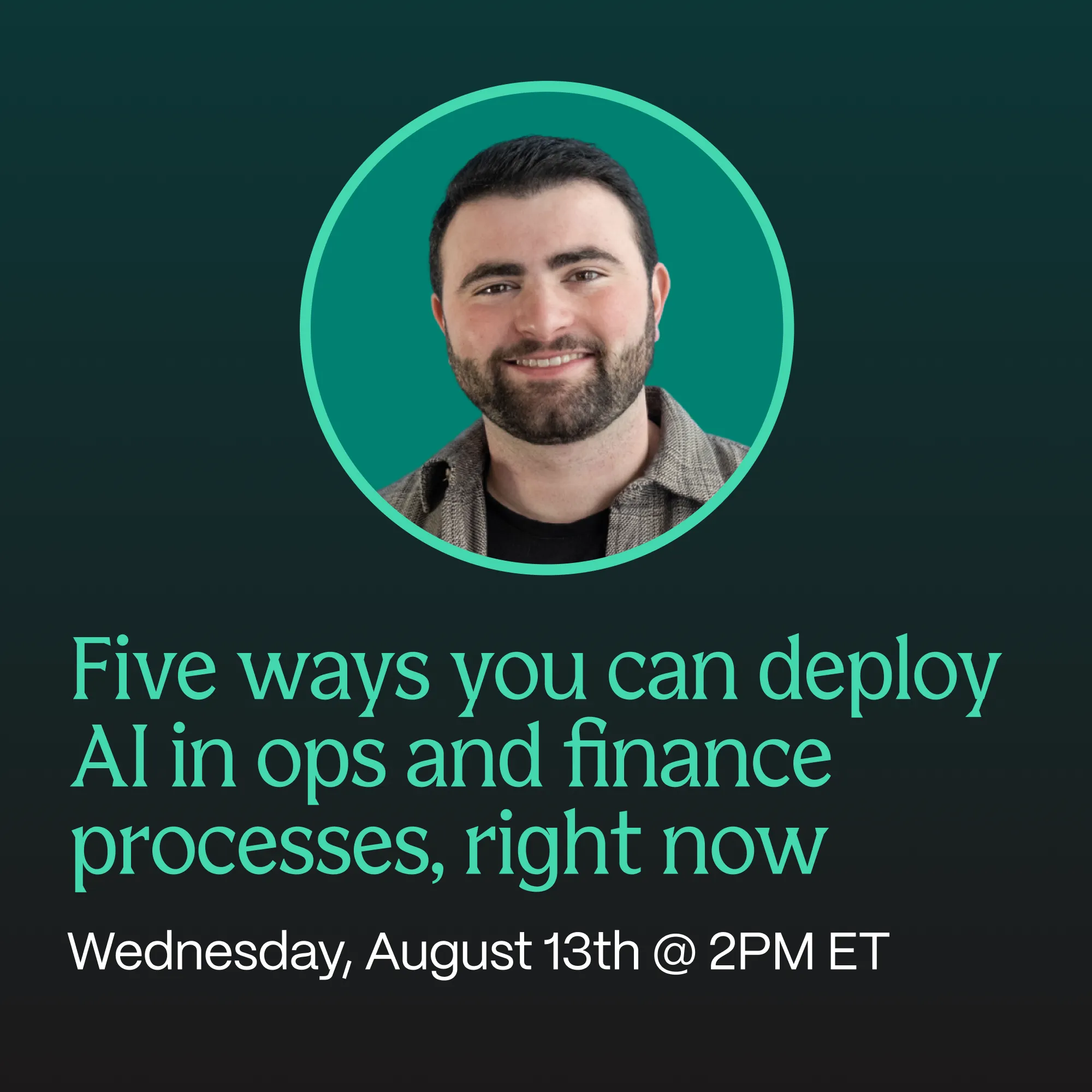Five ways you can deploy AI in ops and finance processes, right now
