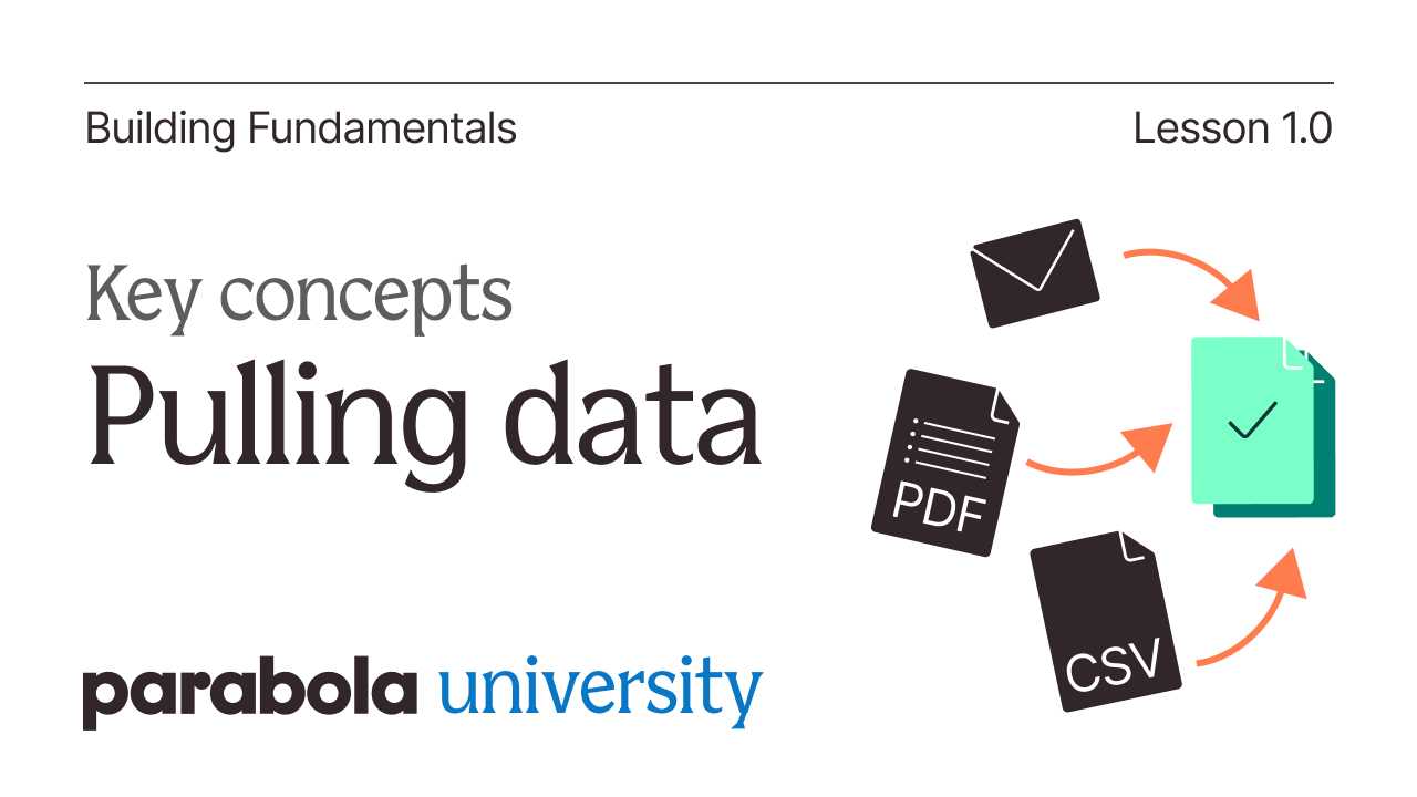 Pulling data: key concepts