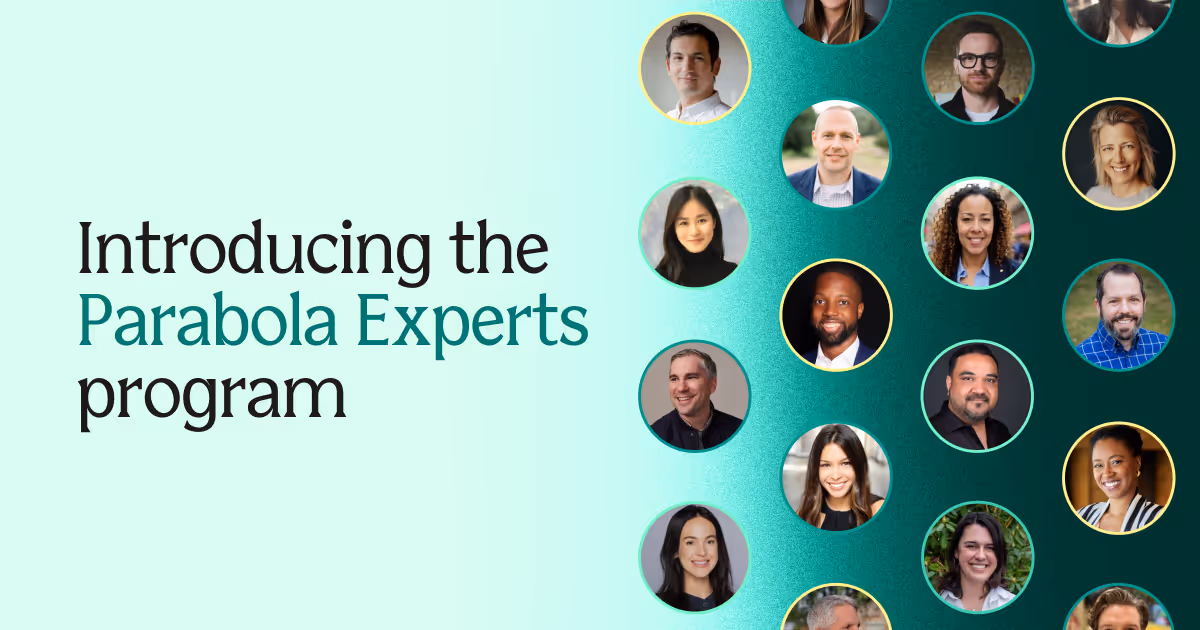 Introducing the Parabola Experts Program
