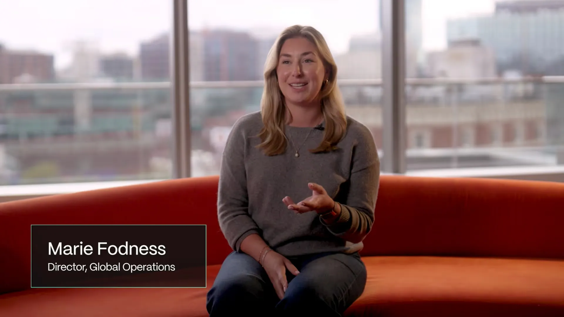 Marie Fodness, AVP of Global Operations at WHOOP
