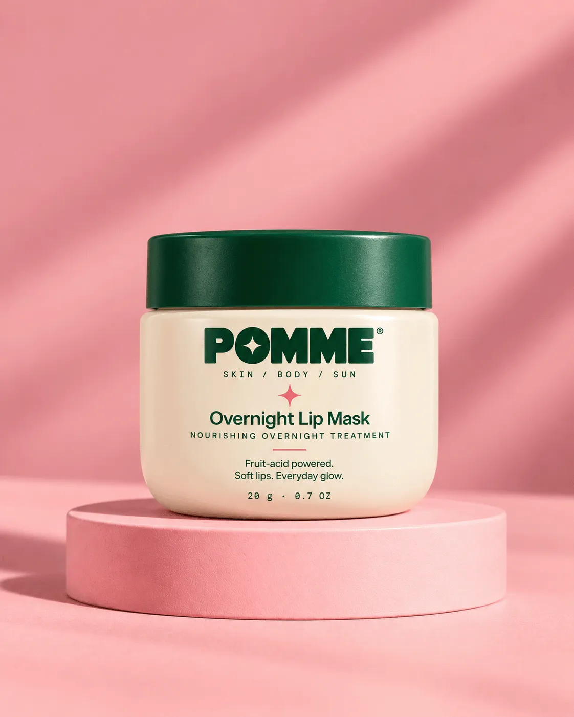Pomme Overnight Lip Mask brand photography