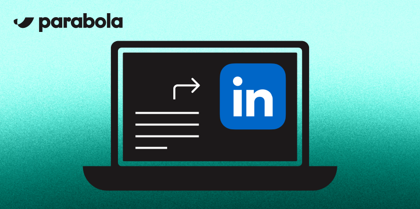 Turn your Parabola flow into LinkedIn content with AI